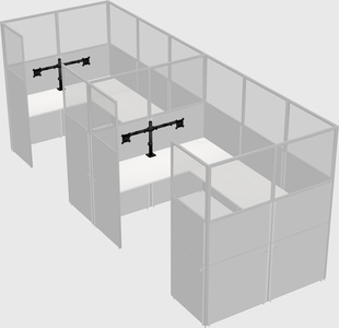 Cabine en u