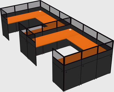 Cabine en u