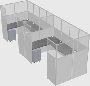 Cabine en u