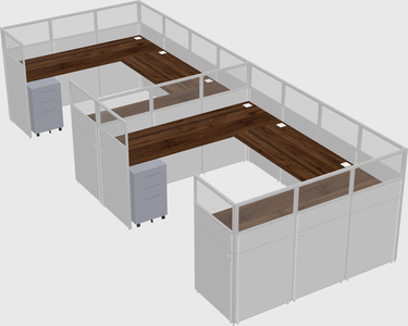 Cabine en u