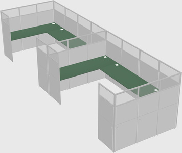 Cabine en u