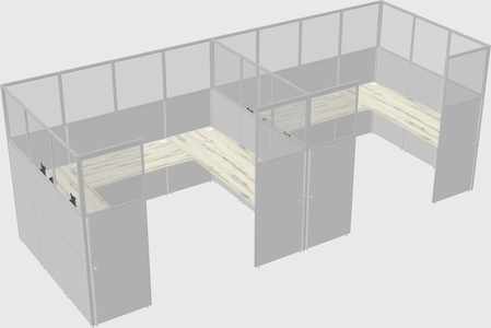 Cabine en u