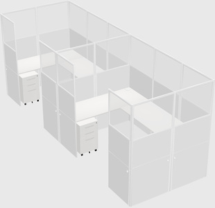 Cabine en u