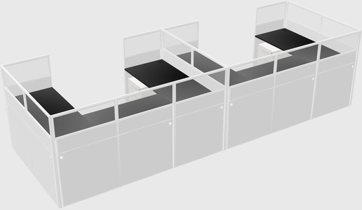 Cabine en u