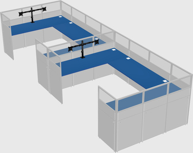 Cabine en u