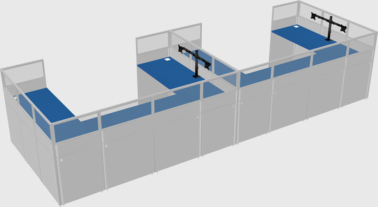 Cabine en u