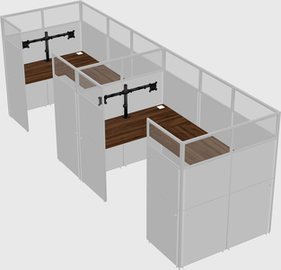 Cabine en u
