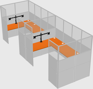Cabine en u
