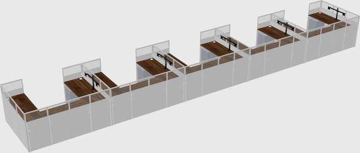 Cabine en u