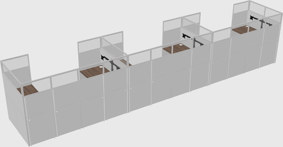 Cabine en u