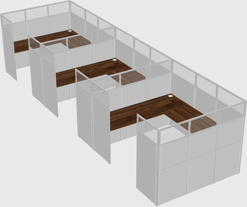 Cabine en u