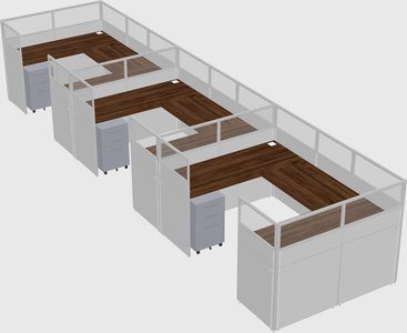 Cabine en u