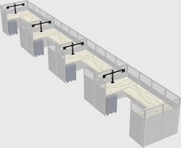 Cabine en u