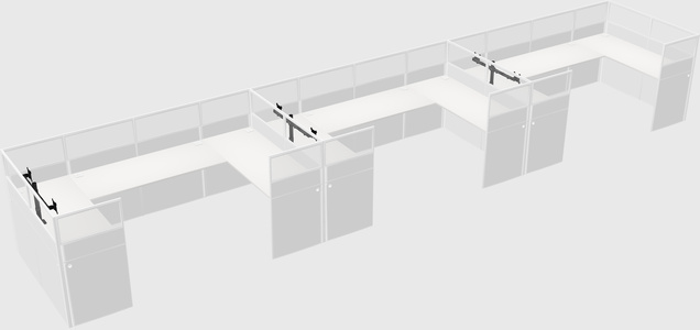 Cabine en u
