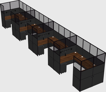 Cabine en u