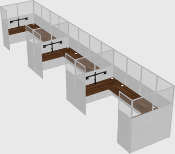 Cabine en u