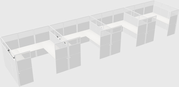 Cabine en u