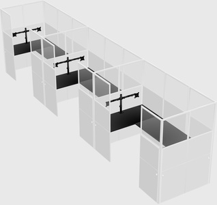 Cabine en u