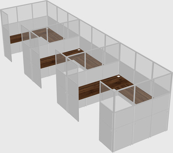 Cabine en u