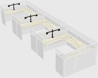 Cabine en u