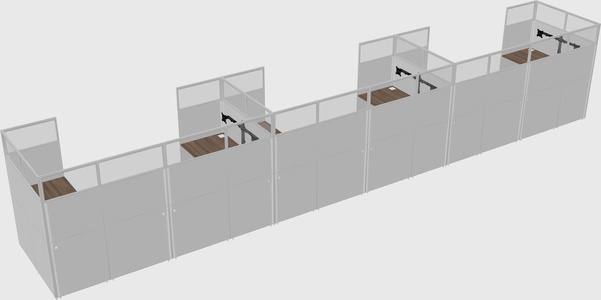 Cabine en u