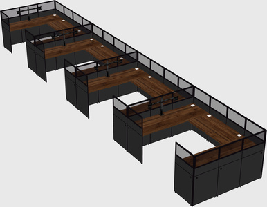 Cabine en u