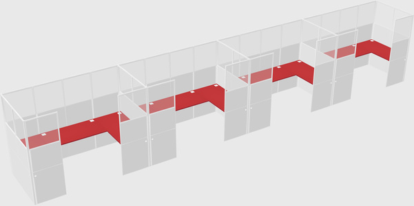 Cabine en u