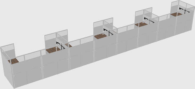 Cabine en u