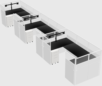 Cabine en u