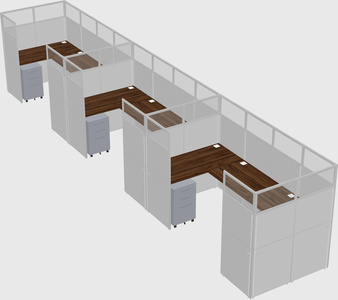 Cabine en u