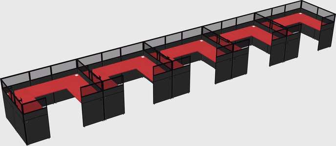 Cabine en u