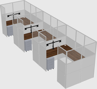 Cabine en u