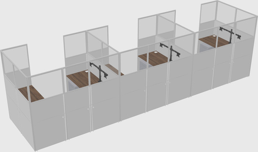 Cabine en u