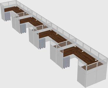 Cabine en u