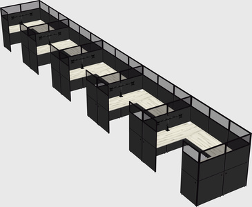Cabine en u