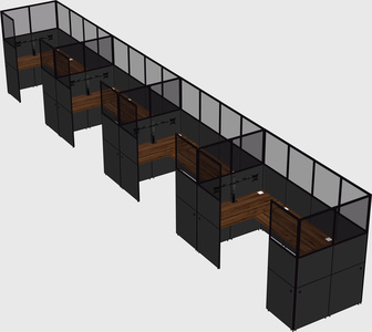 Cabine en u