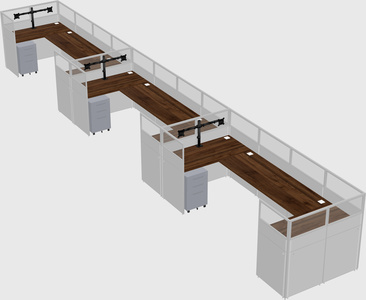 Cabine en u