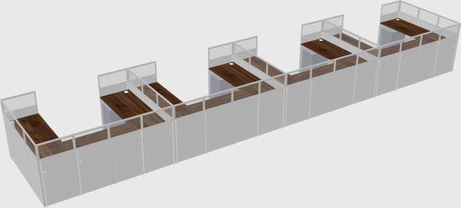 Cabine en u