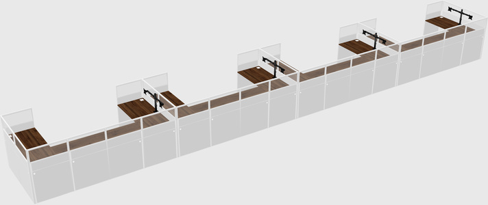 Cabine en u