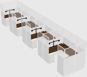 Cabine en u