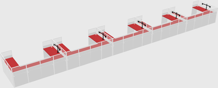 Cabine en u