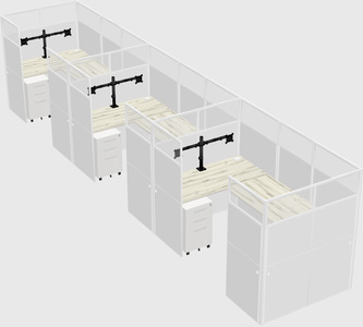 Cabine en u