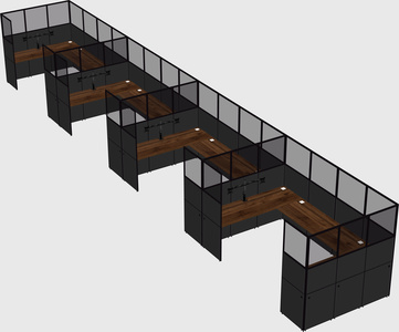 Cabine en u