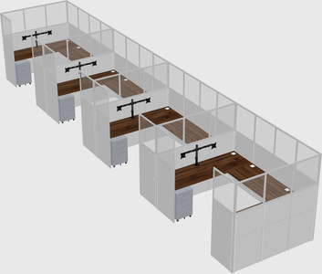 Cabine en u