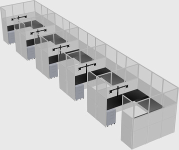 Cabine en u