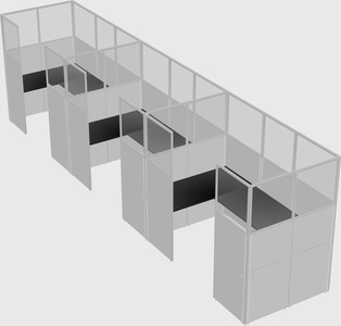Cabine en u