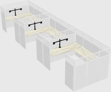 Cabine en u