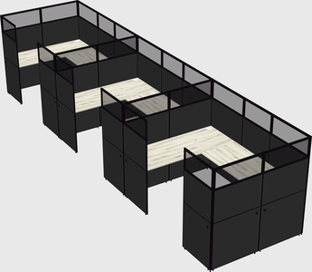 Cabine en u
