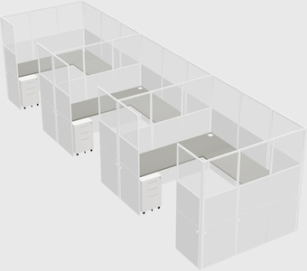 Cabine en u