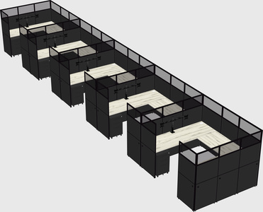 Cabine en u